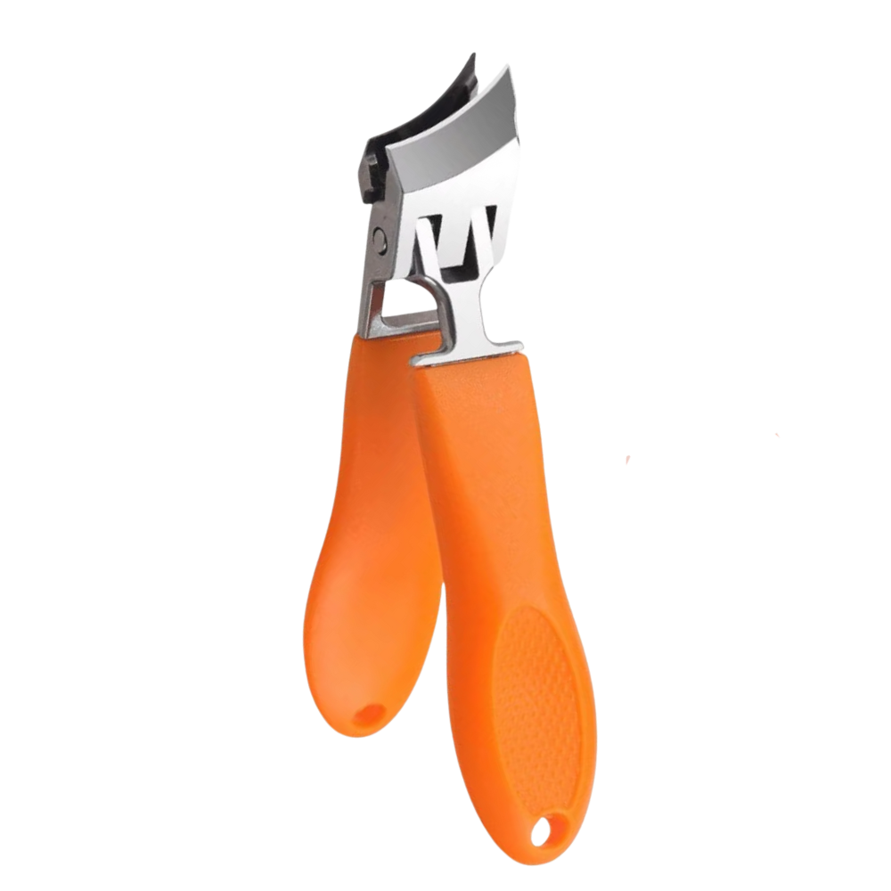 Coupe-ongles à grande ouverture pour ongles épais, orange