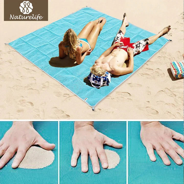 Couverture de plage anti-sable pour 5 à 8 adultes