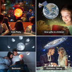 Projecteur planétarium ciel étoilé, 13 projections, minuterie