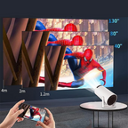 Vidéoprojecteur portable 4K HD, compact pour le home cinéma