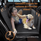 Housse de siège de voiture pour chien, résistante à l'eau