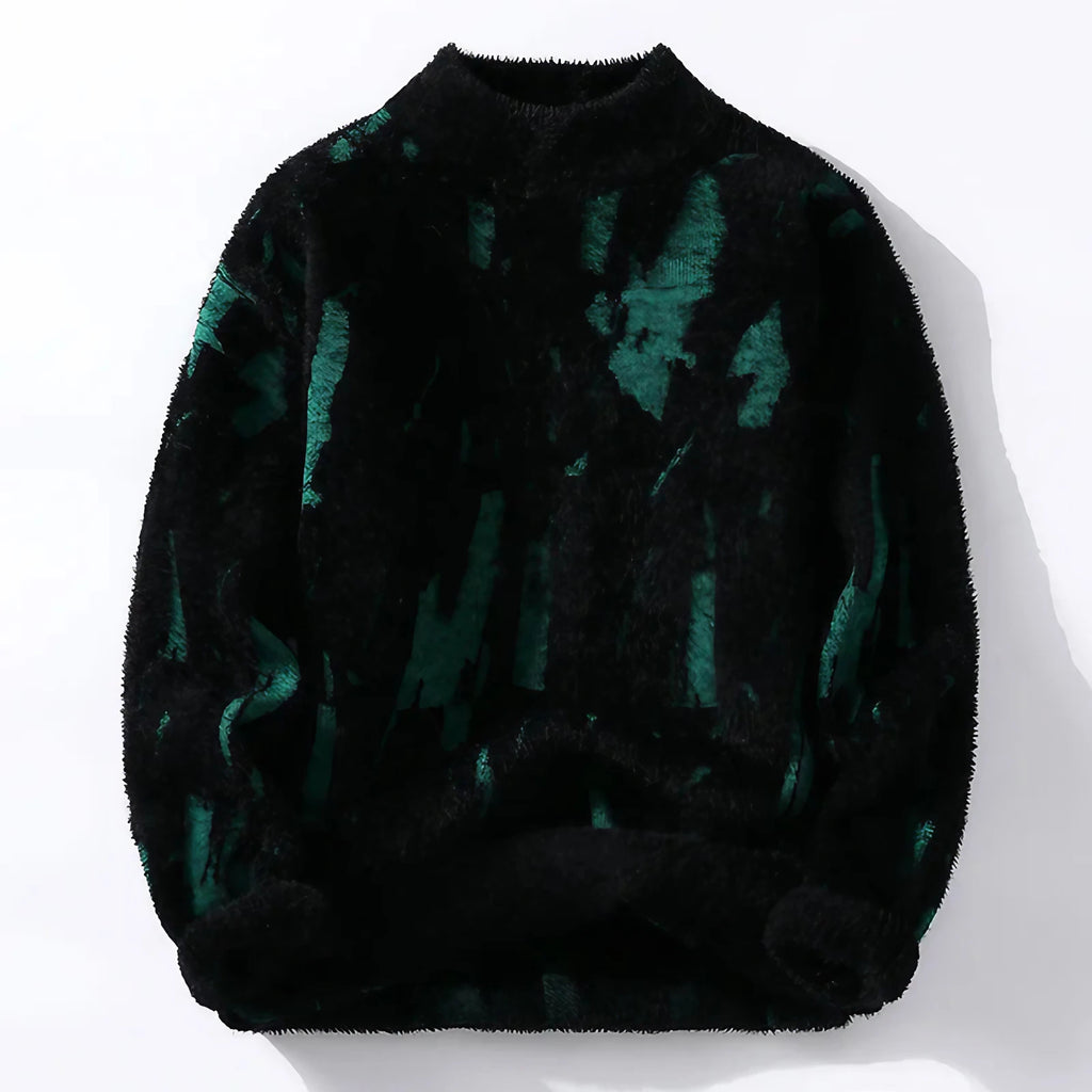 Pull homme à motifs abstraits, col rond, du S au 2XL, gris