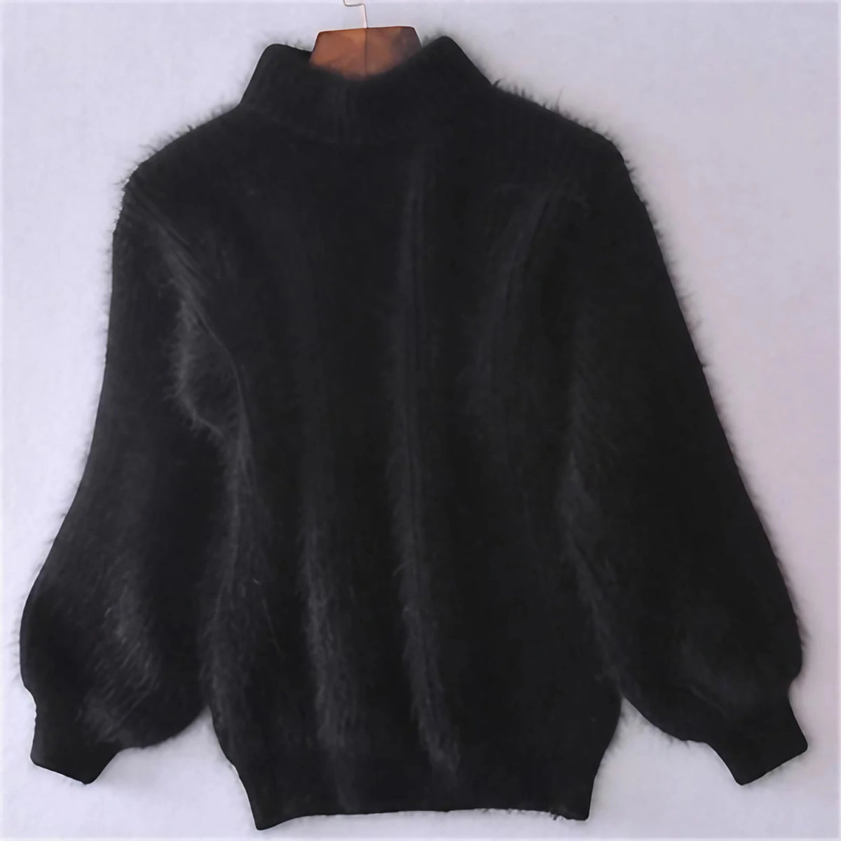 Pull doux femme coupe classique, six coloris, du S au 3XL, noir