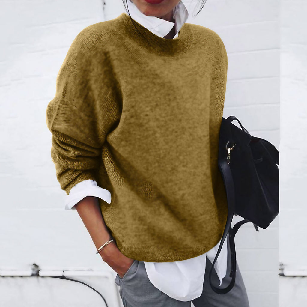 Pull femme coupe classique, cinq coloris, du XS au 3XL