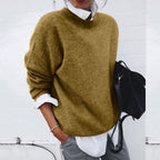 Pull femme coupe classique, cinq coloris, du XS au 3XL