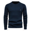 Pull col roulé homme à coupe longue, cinq coloris, du S au 2XL, bleu marine