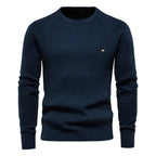 Pull col roulé homme à coupe longue, cinq coloris, du S au 2XL, bleu marine