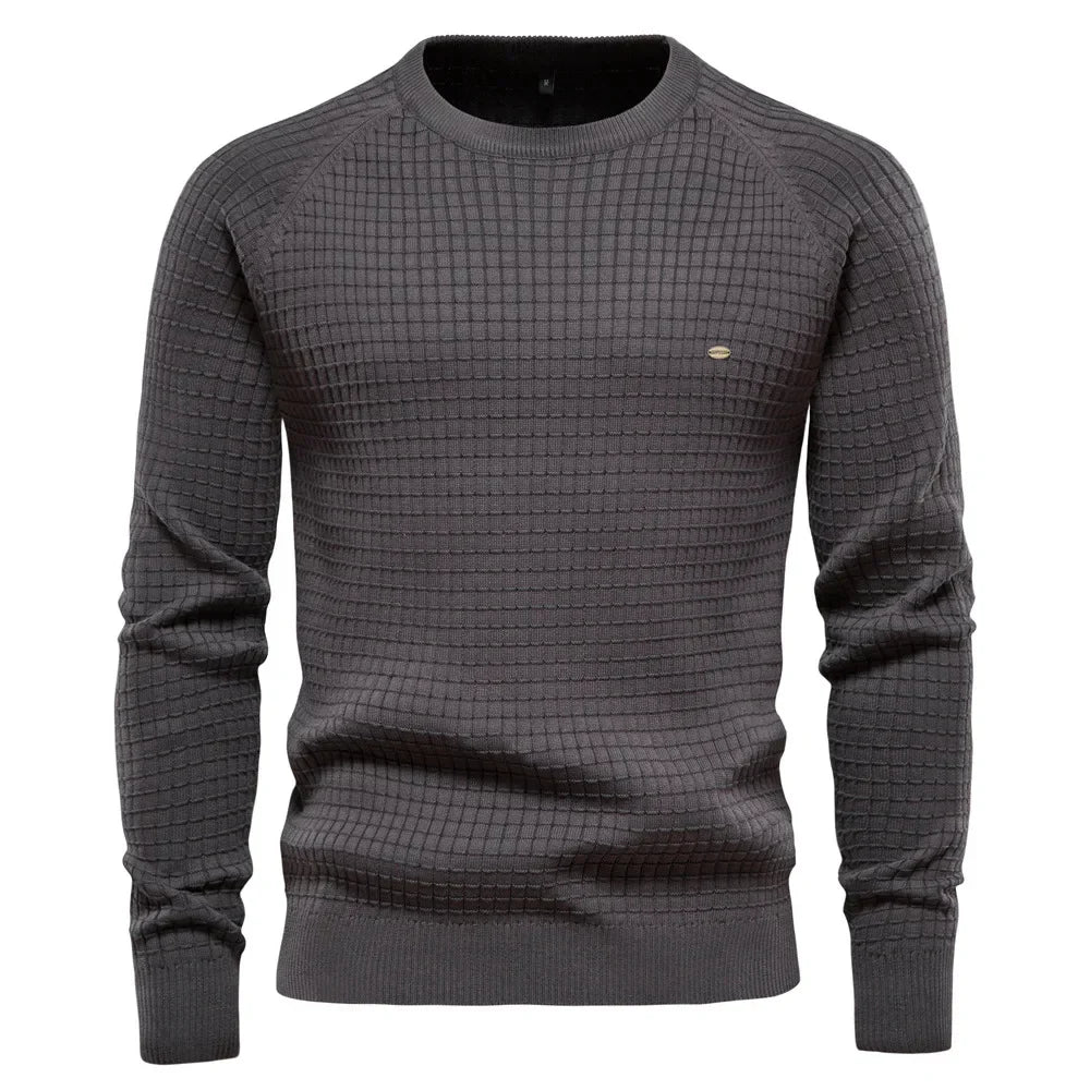 Pull col roulé homme à coupe longue, cinq coloris, du S au 2XL, gris foncé