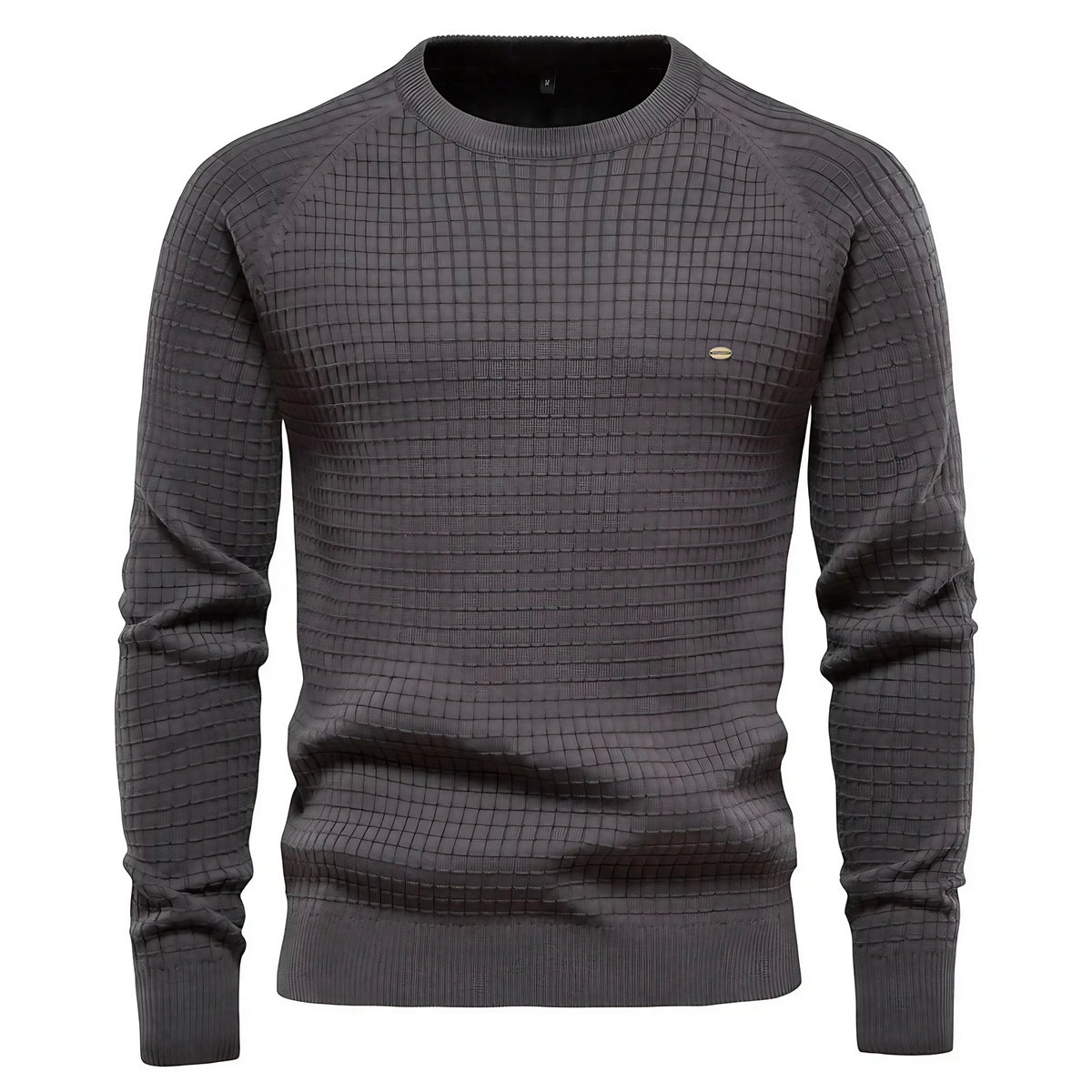 Pull col roulé homme à coupe longue, cinq coloris, du S au 2XL, gris foncé