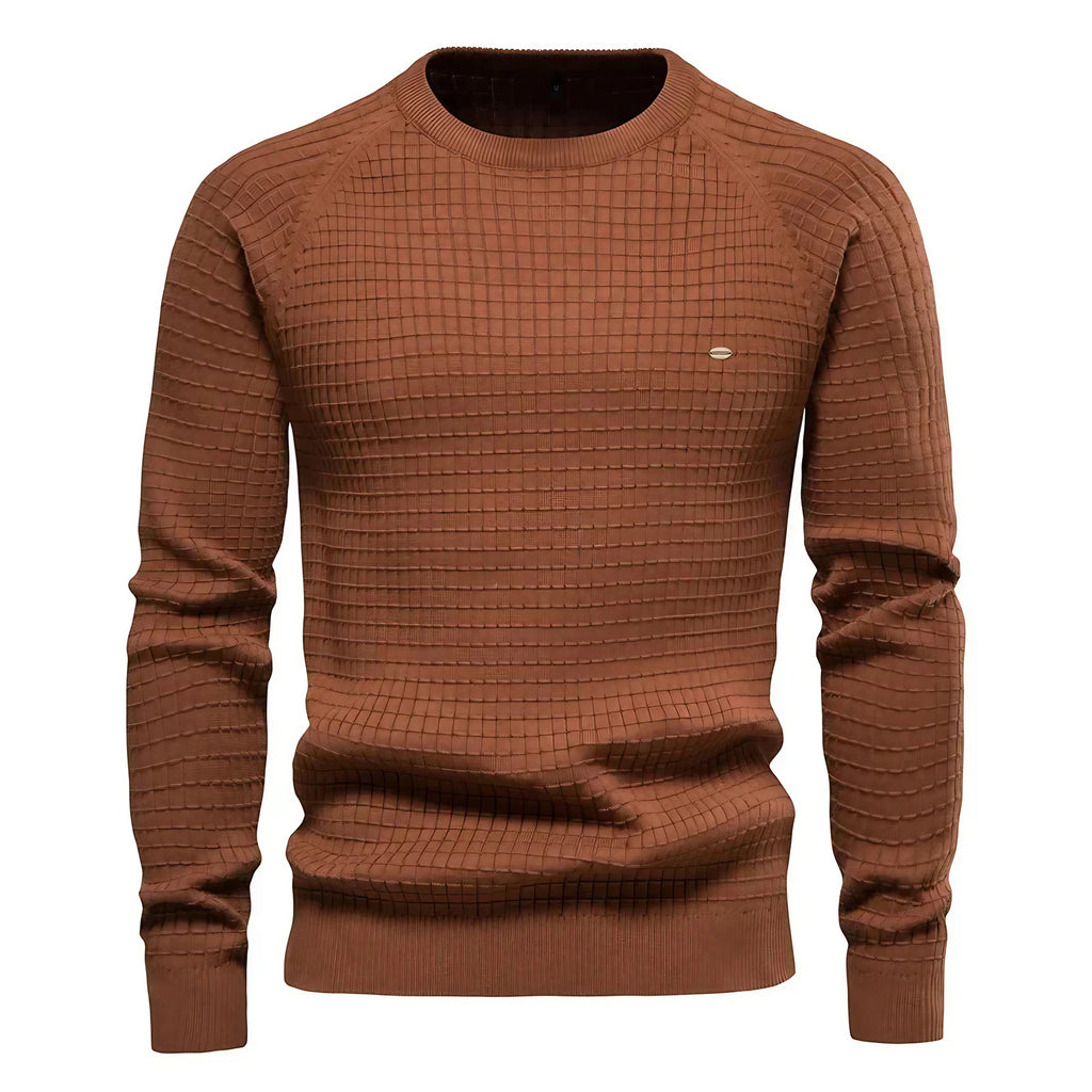Pull col roulé homme à coupe longue, cinq coloris, du S au 2XL, café