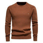 Pull col roulé homme à coupe longue, cinq coloris, du S au 2XL, café