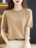 Pull femme uni coupe classique, dix-sept coloris, du M au 2XL