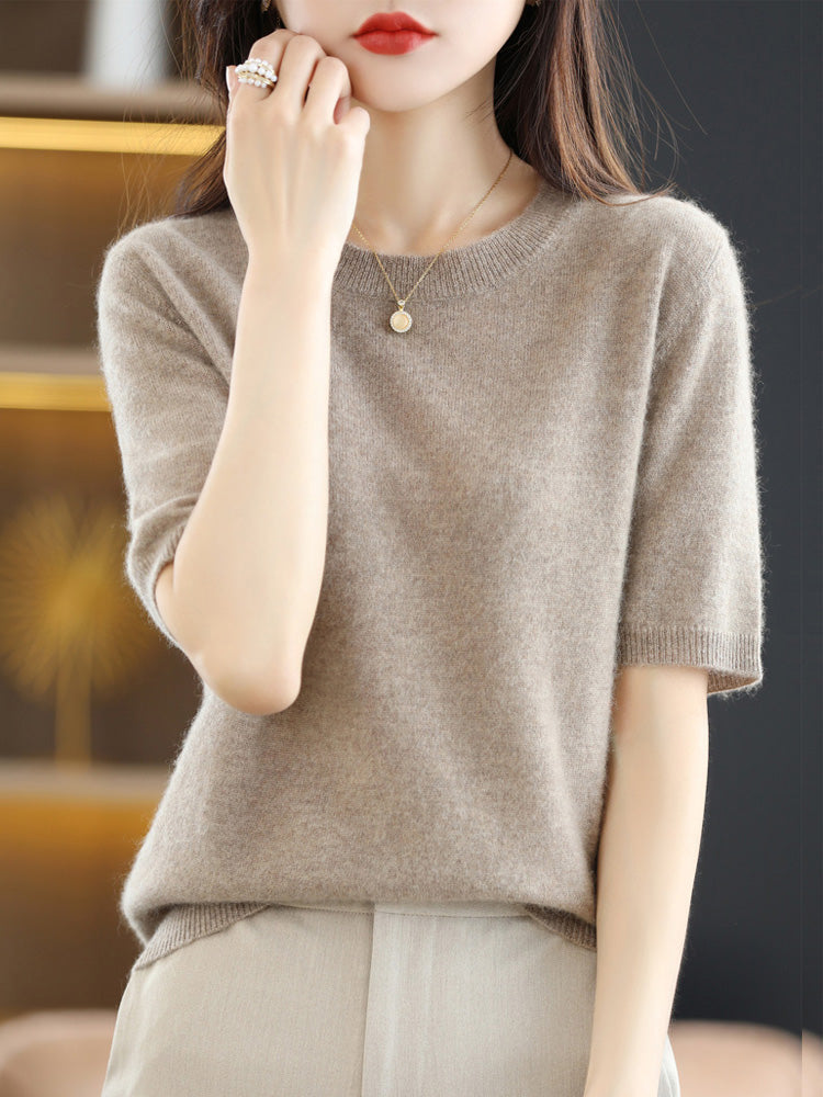 Pull femme uni coupe classique, dix-sept coloris, du M au 2XL