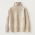 Pull col roulé femme en maille côtelée, sept coloris, S au 2XL, gris