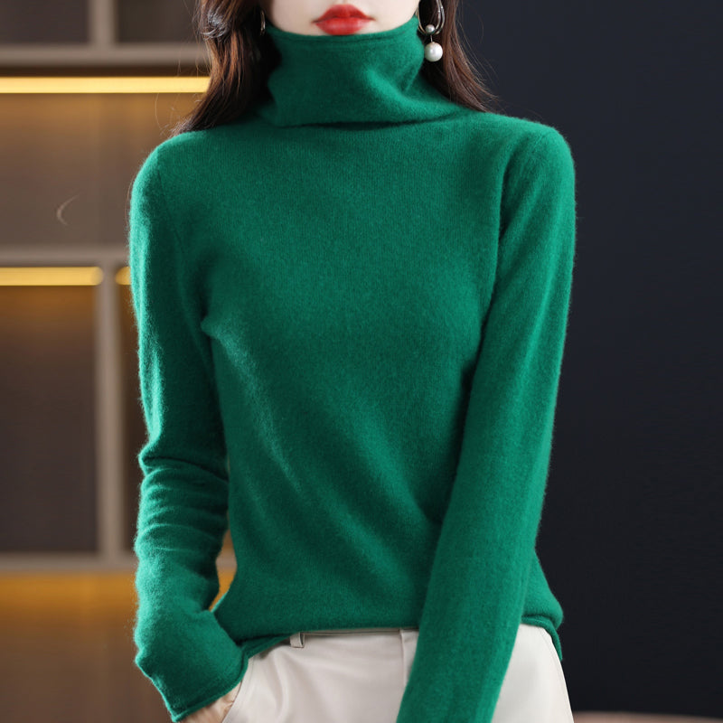 Pull col roulé femme en laine, nombreux coloris, du S au 2XL