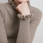 Pull col roulé femme, six coloris classiques, du S au 2XL, marron