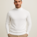 Pull col roulé homme coupe ajustée, du XS au 4XL