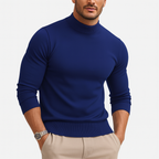 Pull col roulé homme coupe ajustée, du XS au 4XL