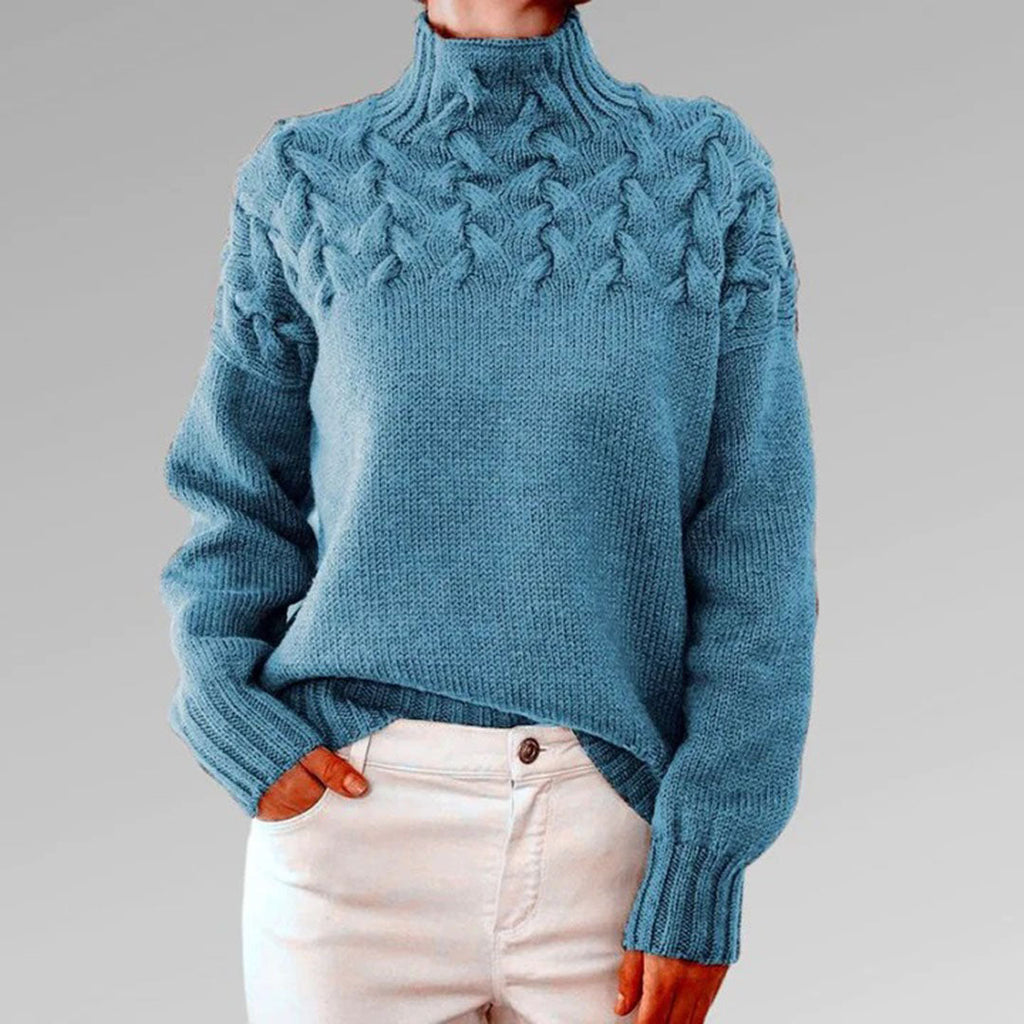 Pull col roulé femme pour l'hiver, six coloris, du S au 2XL