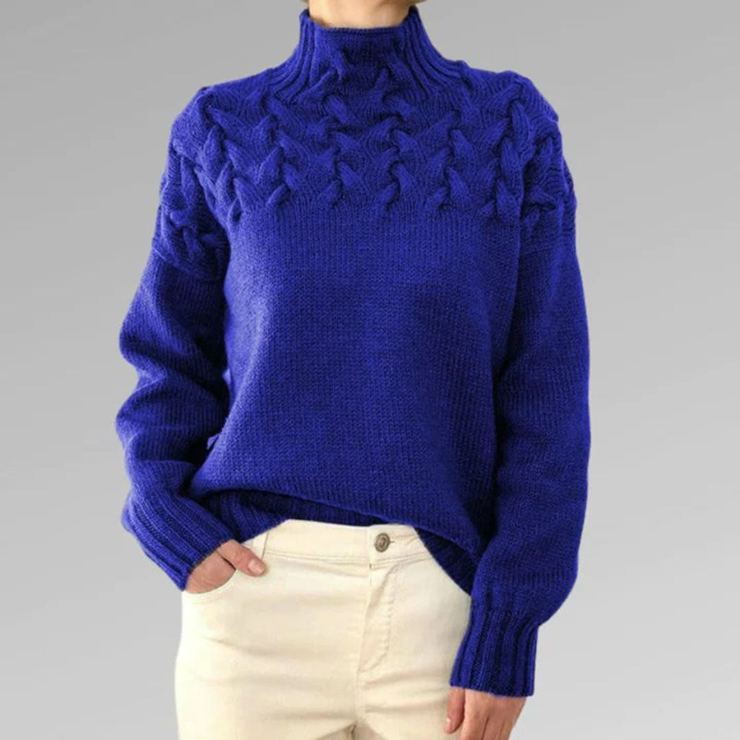 Pull col roulé femme pour l'hiver, six coloris, du S au 2XL