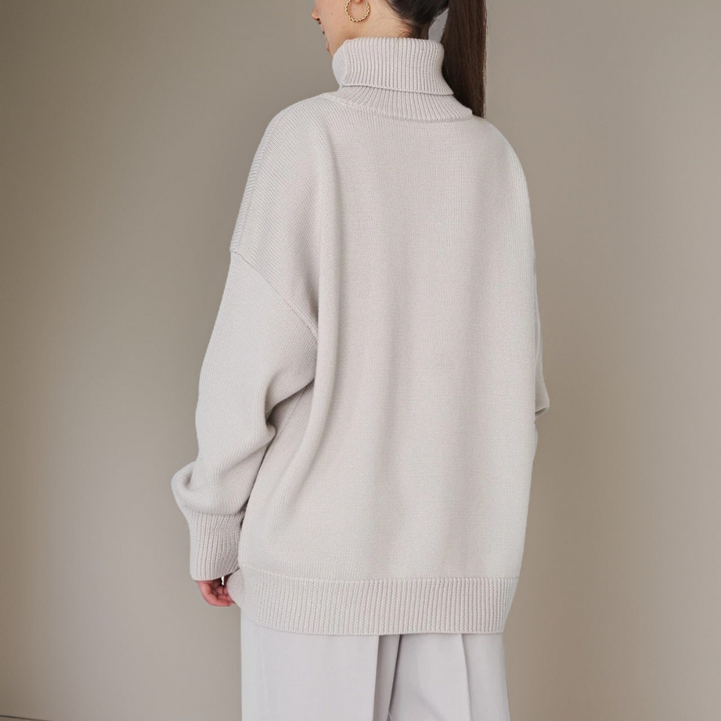 Pull col roulé femme à manches longues, dix coloris