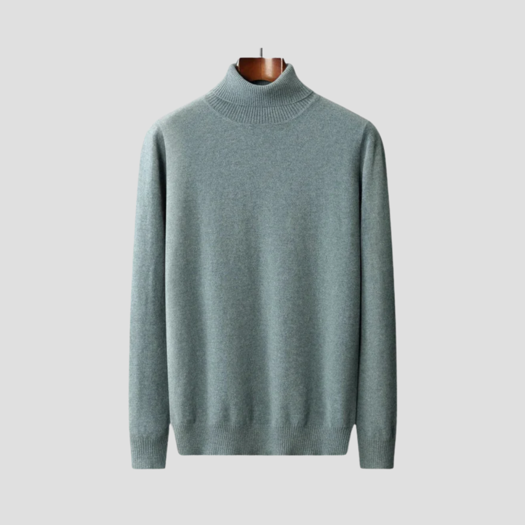 Pull col roulé homme en maille fine, coupe ajustée, neuf coloris