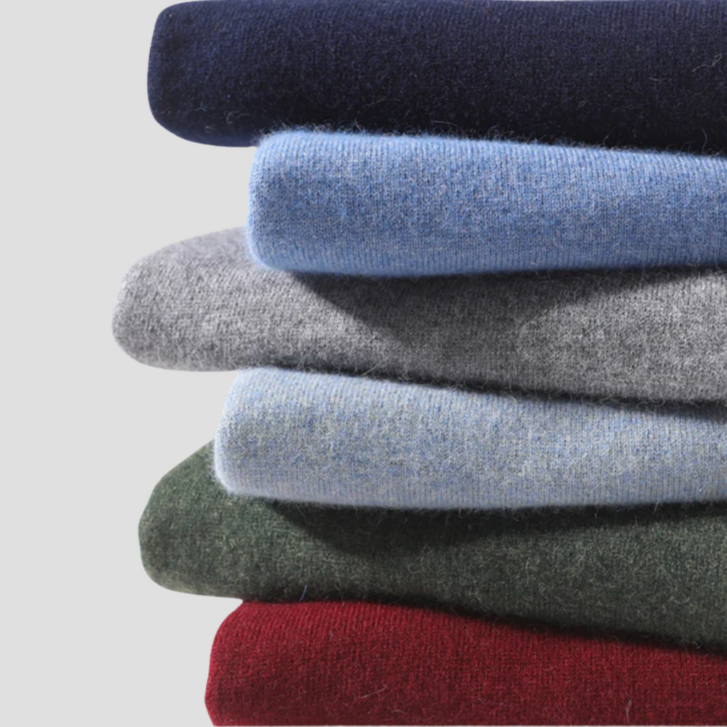 Pull col roulé homme en maille fine, coupe ajustée, neuf coloris