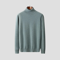 Pull col roulé homme en maille fine, coupe ajustée, neuf coloris, sarcelle