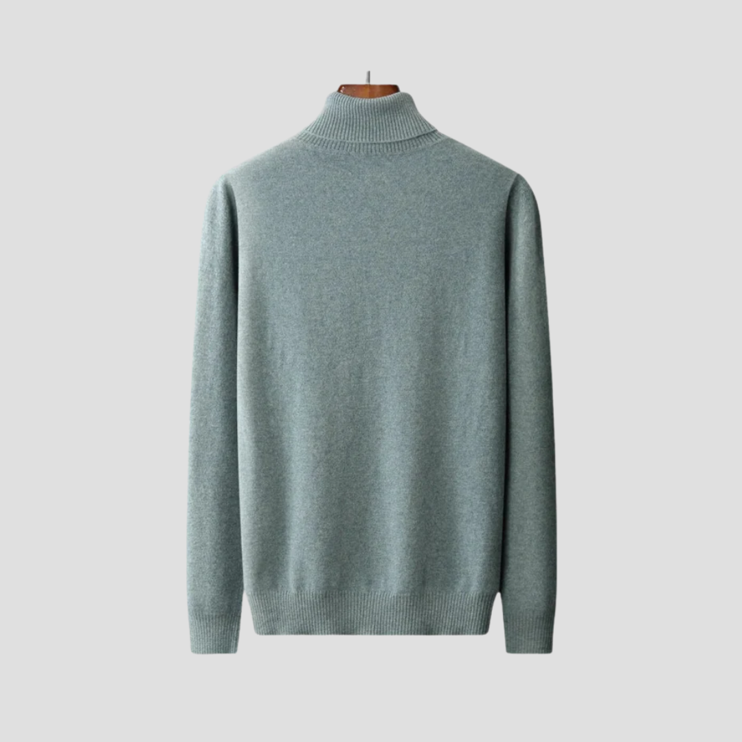 Pull col roulé homme en maille fine, coupe ajustée, neuf coloris