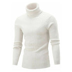 Pull col roulé homme, huit coloris, du S au 2XL, blanc