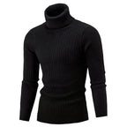 Pull col roulé homme, huit coloris, du S au 2XL, noir