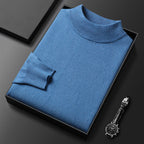 Pull homme en maille à col camionneur zippé, treize coloris