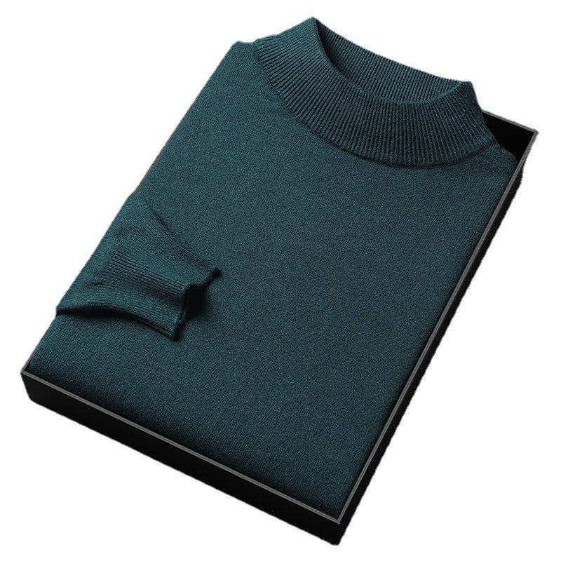 Pull homme en maille à col camionneur zippé, treize coloris
