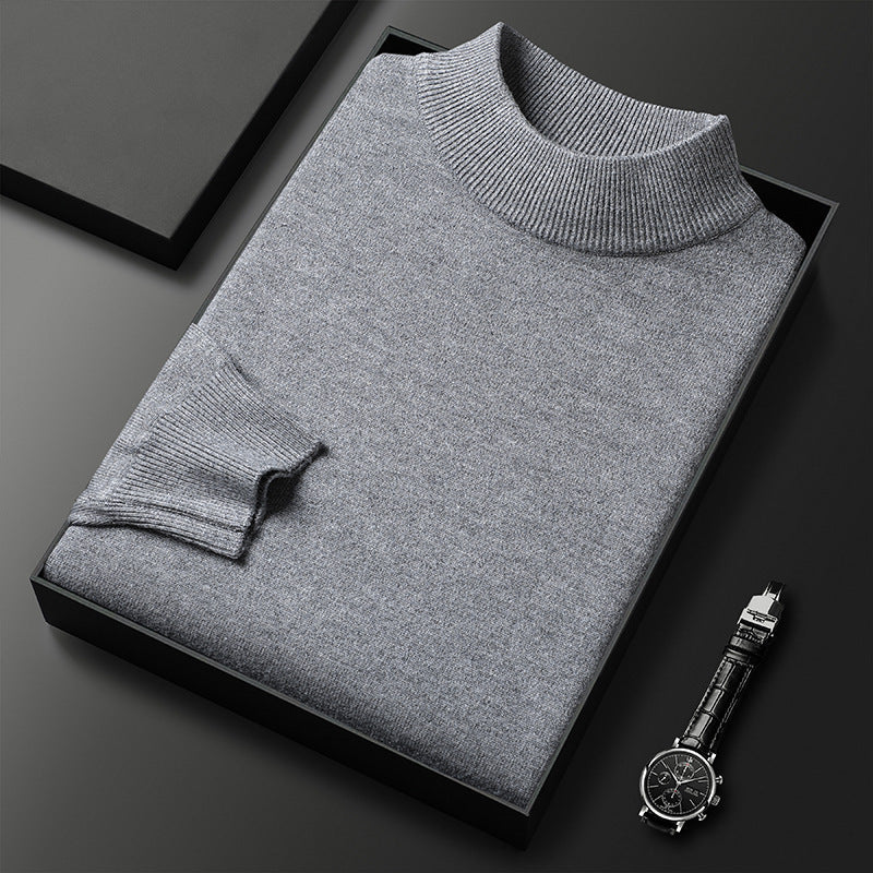 Pull homme en maille à col camionneur zippé, treize coloris