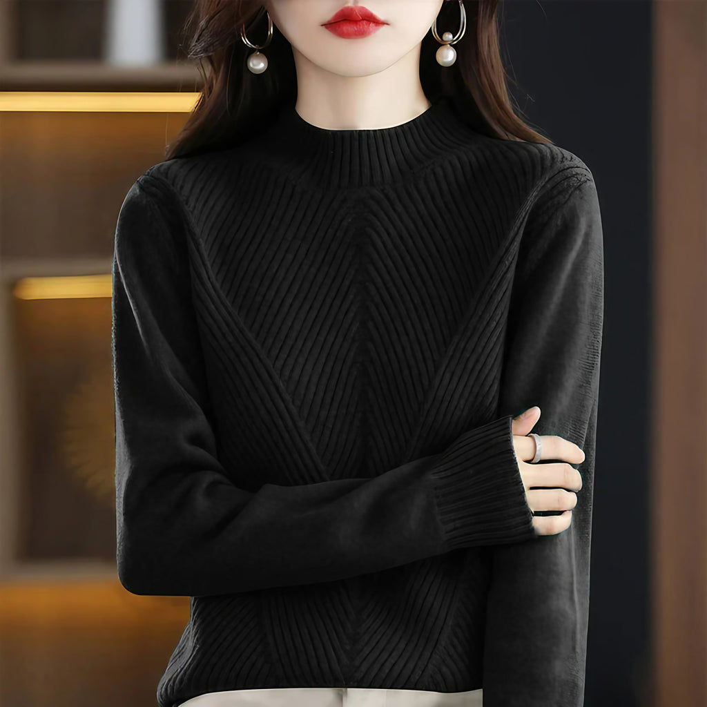 Pull femme de mi-saison, huit coloris, du S au 2XL, noir