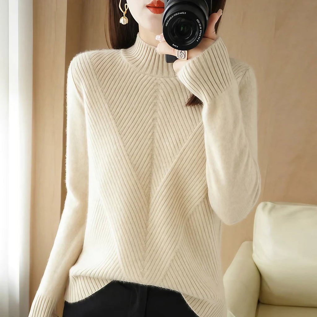 Pull femme de mi-saison, huit coloris, du S au 2XL, beige