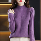 Pull femme de mi-saison, huit coloris, du S au 2XL, pourpre