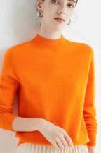 Pull uni femme léger, quatorze coloris, du S au 2XL