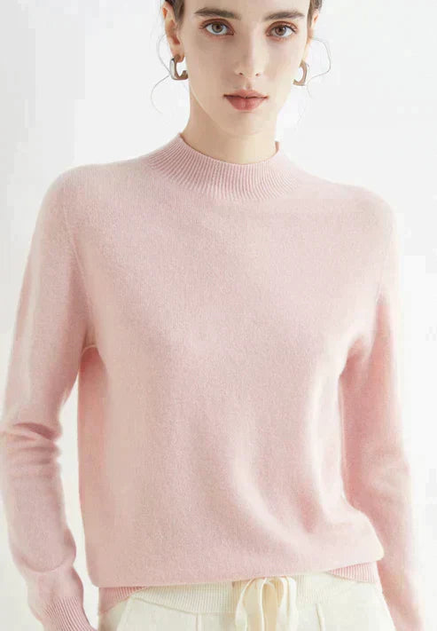 Pull uni femme léger, quatorze coloris, du S au 2XL, rose