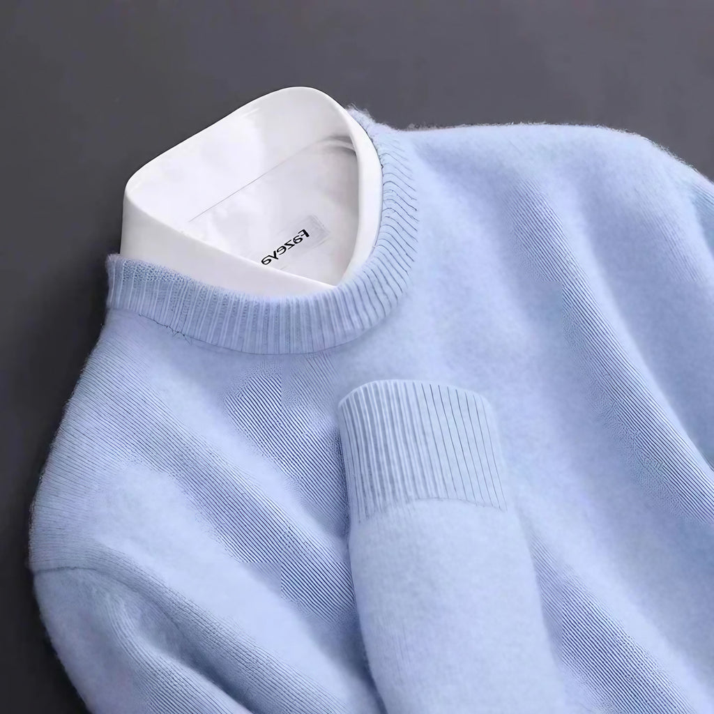 Pull homme col rond, sept coloris, du M au 3XL