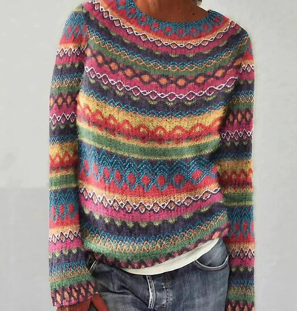 Pull en maille femme d'automne, coupe décontractée, du S au 3XL, rouge