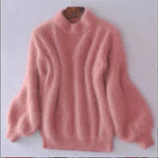 Pull en maille ample femme, neuf coloris, du S au 3XL, rose