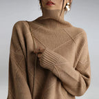 Pull col roulé femme coupe classique, huit coloris, du XS au 3XL