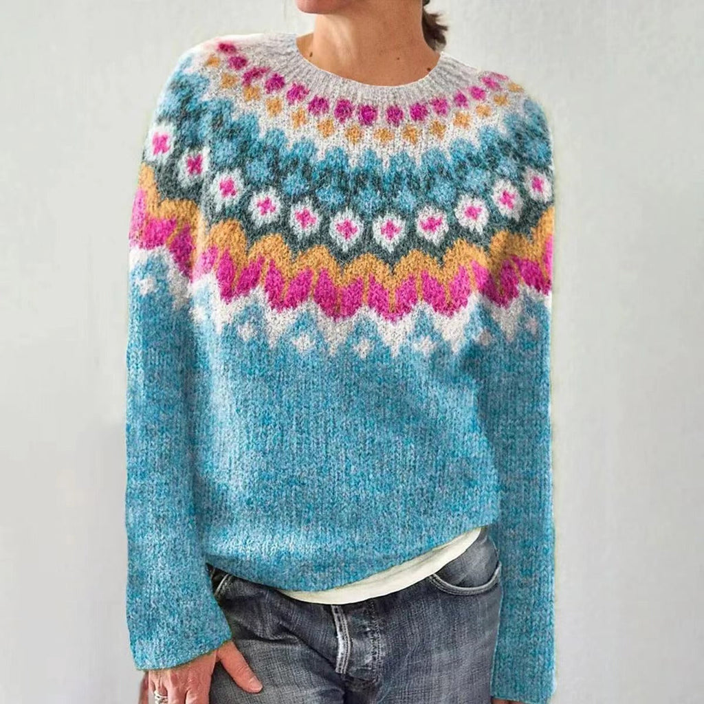 Pull femme toucher doux, dix coloris, du S au 5XL, turquoise