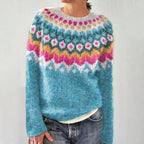 Pull femme toucher doux, dix coloris, du S au 5XL, turquoise