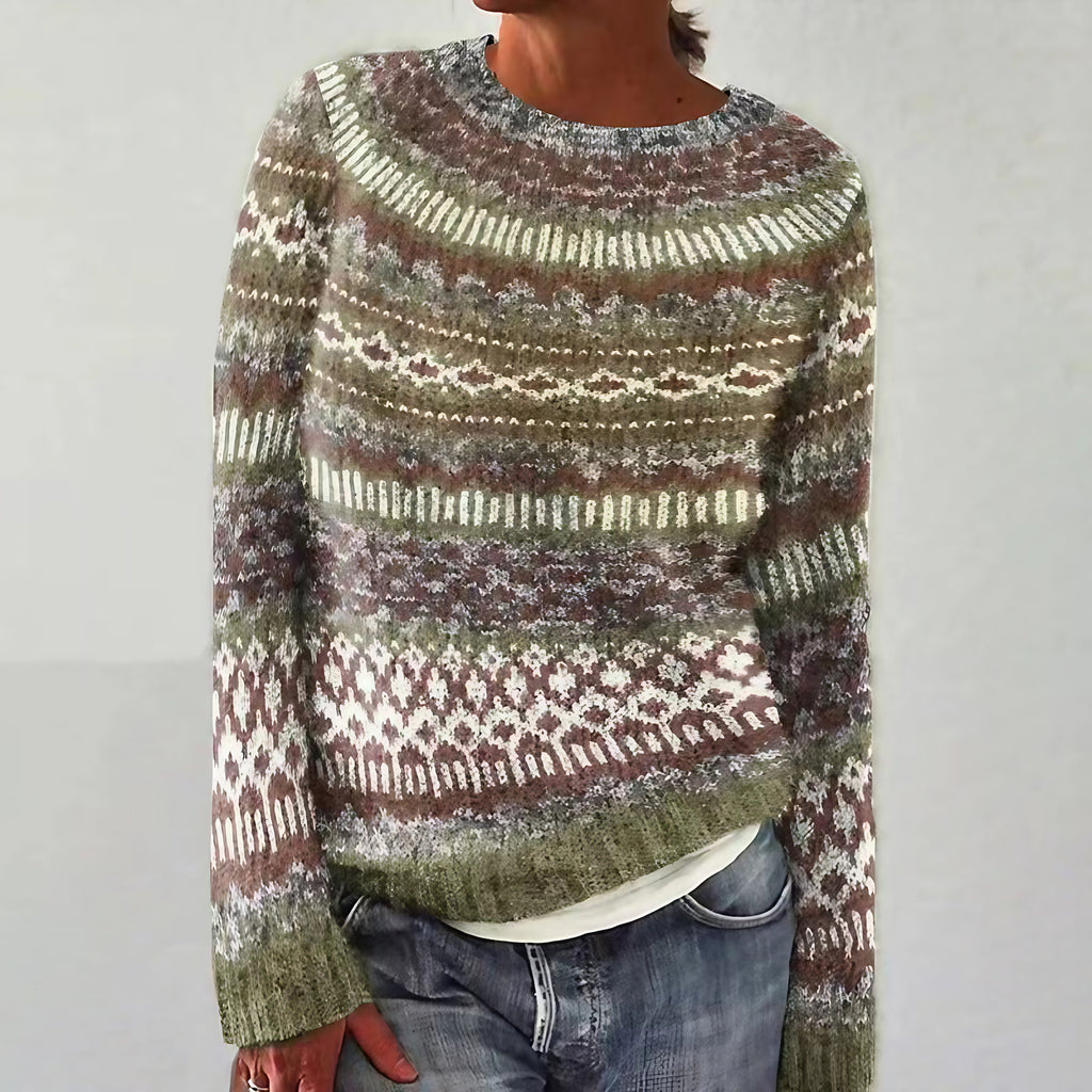 Pull femme toucher doux, dix coloris, du S au 5XL, marron