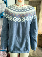 Pull femme toucher doux, dix coloris, du S au 5XL, bleu