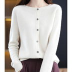 Pull col rond femme, quatorze coloris, du S au 3XL, blanc