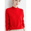 Pull femme classique, treize coloris, du S au 2XL, rouge