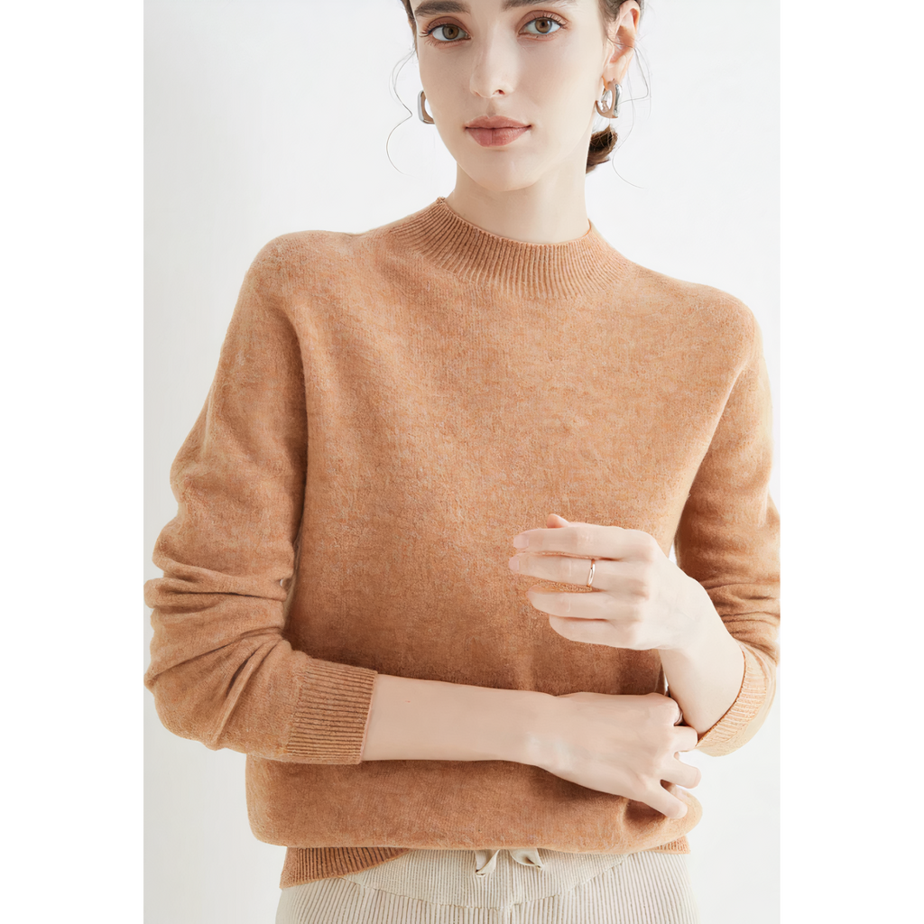 Pull femme classique, treize coloris, du S au 2XL, doré
